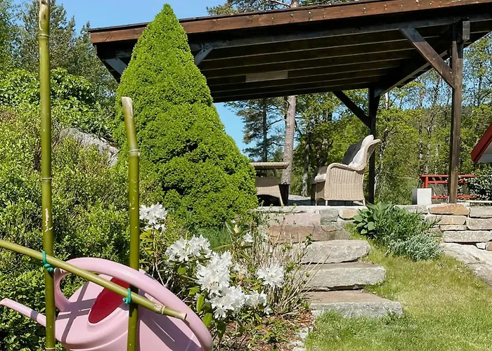 Semesterbostad All-season With Fjord View In Mandal