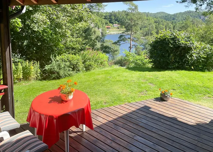 All-season With Fjord View In Mandal